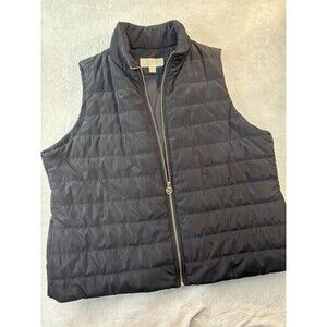 Michael Kors Black Puffer Vest Women's Size 2XL Classic Plus Size Winter Fall